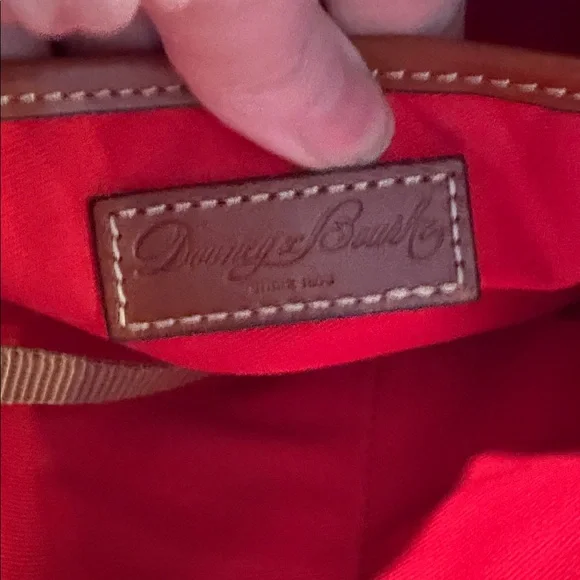 Dooney & Bourke Turquoise Pebble Leather Tote Bag - Picture 4 of 6